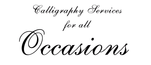 calligraphy printing service Birmingham Alabama